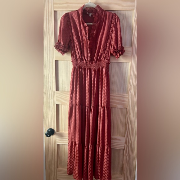 Burnt Orange Maxi Dress - Picture 2 of 8